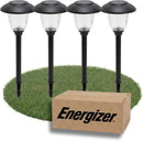 Energizer 8 Pack Color On Demand Solar Pathway Lights Outdoor-Stainless Steel ( Red )