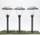 Energizer 8 Pack Color On Demand Solar Pathway Lights Outdoor-Stainless Steel ( Red )