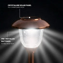 Energizer 8 Pack Color On Demand Solar Pathway Lights Outdoor-Stainless Steel ( Red )