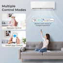 Energy Star Certified 18000 BTU 21 SEER2 208-230V Mini Split Air Conditioner and Heater Wifi Enabled White by LJGDeals