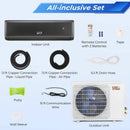 Energy Star Certified 24000 BTU 21 SEER2 208-230V Mini Split Air Conditioner and Heater Gray Wifi Enabled by LJGDeals