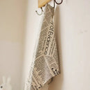 English newspaper style photography props kitchen placemat mat by Decorbites