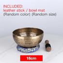 GobekUsa 24cm Tibetan Singing Bowl for Yoga Music Therapy and Meditation