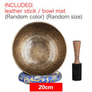 GobekUsa 24cm Tibetan Singing Bowl for Yoga Music Therapy and Meditation