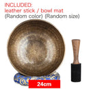 GobekUsa 24cm Tibetan Singing Bowl for Yoga Music Therapy and Meditation