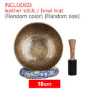 GobekUsa 24cm Tibetan Singing Bowl for Yoga Music Therapy and Meditation