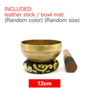 GobekUsa 24cm Tibetan Singing Bowl for Yoga Music Therapy and Meditation
