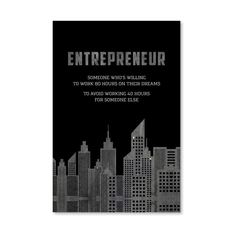 Entrepreneur Hustle Canvas