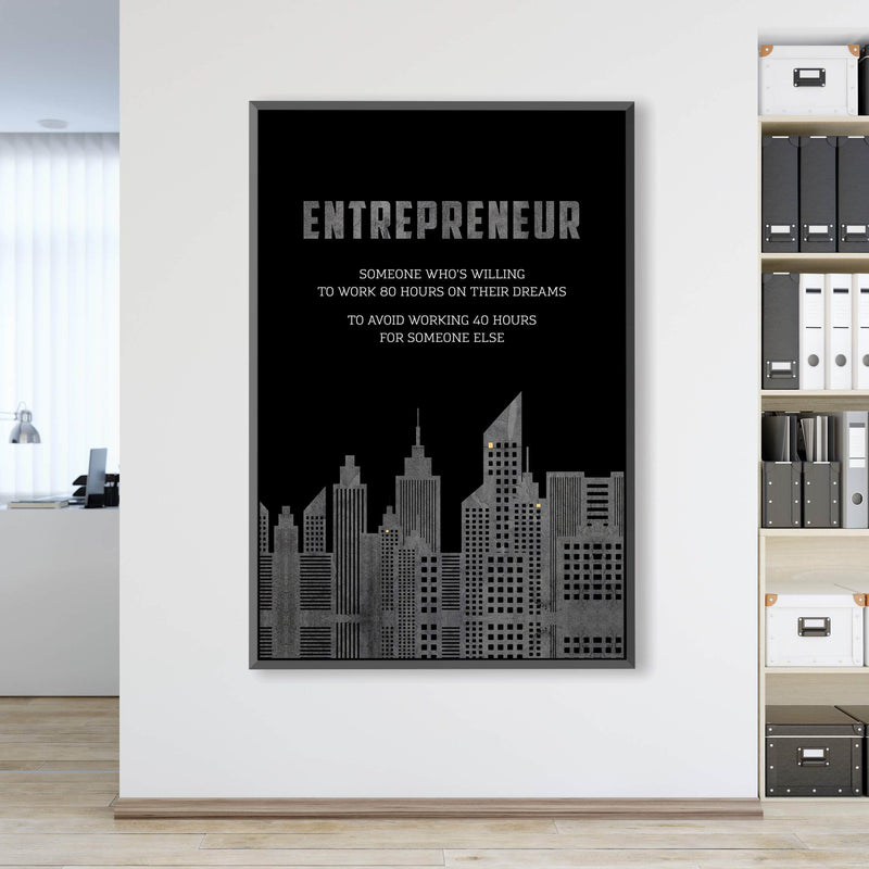 Entrepreneur Hustle Canvas