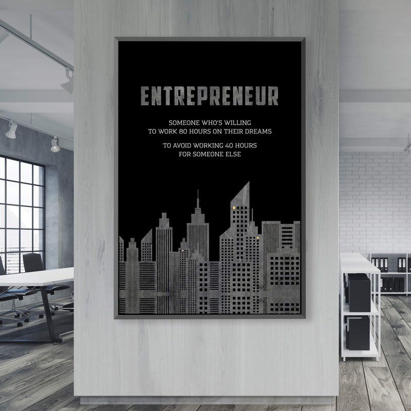 Entrepreneur Hustle Canvas