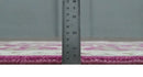 Entryway 2x3 Pink and Ivory Hand Knotted Oriental Oushak Wool Area Rug by The Rug Decor