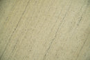 Entryway Hallway Runner Solid Beige Natural Farmhouse Wool Hand Woven Southwestern Rug| LOR1
