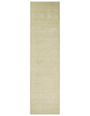 Entryway Hallway Runner Solid Beige Natural Farmhouse Wool Hand Woven Southwestern Rug| LOR1