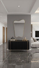 Freeform Brass Mirror - Butterfly Wall Mirror