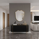 Brass Frame Wall Mirror - Modern Aesthetic Mirror