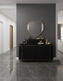 Handmade Brass Golden Heart Brass Mirror