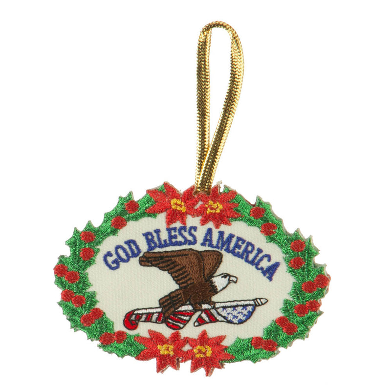 U.S. Armed Forces Embroidered Ornament Medallion