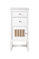 James Martin Athens 15" Base Cabinet, Glossy White