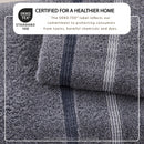 Decorative Cotton Stripe Bath Towel Set - Noelle Collection by Great Bay Home