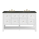 James Martin Breckenridge 60" Double Bathroom Vanity, Bright White