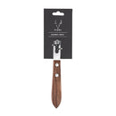 Professional Channel Knife with Walnut Wood Handle by Viski