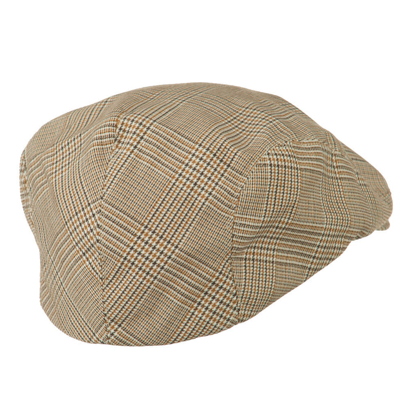 Elastic Plaid Fashion Ivy Cap