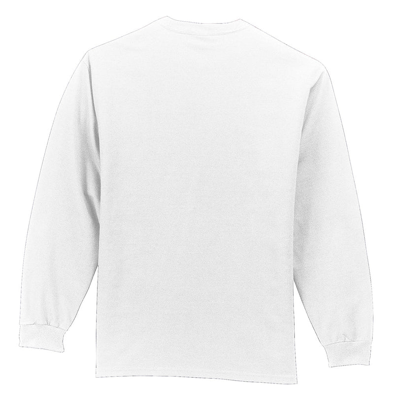 Men's Big Size Port & Company Tall Long Sleeve Pocket T-Shirt
