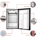 3.2 cu. ft. Mini Dorm Compact Refrigerator by LJGDeals