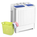 20 lbs Compact Twin Tub Washing Machine for Home Use by LJGDeals