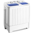 20 lbs Compact Twin Tub Washing Machine for Home Use by LJGDeals