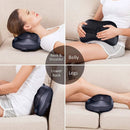 Shiatsu Pillow Massager with Heat Deep Kneading for Shoulder Neck and Back by LJGDeals