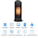 1500 W LED Portable Oscillating PTC Ceramic Space Heater by LJGDeals