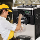 2200W Commercial 3 Flavor Ice Cream Stainless Steel Machine by LJGDeals