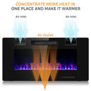 36" Slim Wall Mount Fireplace