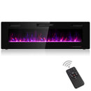 60 Inch Ultra Thin Electric Fireplace with 2 Heat Settings by DirectDeals