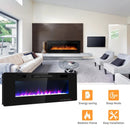 60 Inch Ultra Thin Electric Fireplace with 2 Heat Settings by DirectDeals
