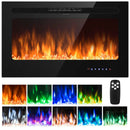 36 Inch Electric Fireplace Insert Wall Mounted with Timer by LJGDeals