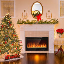 36 Inch Electric Fireplace Insert Wall Mounted with Timer by LJGDeals