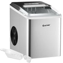 Stainless Steel 26 lbs/24 H Self-Clean Countertop Ice Maker Machine by LJGDeals