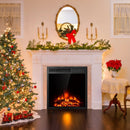 22.5 Inch Electric Fireplace Insert Freestanding and Recessed Heater by LJGDeals