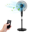 16 Inches Adjustable Height Fan with Quiet Oscillating Stand for Home and Office by LJGDeals