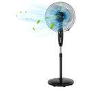 16 Inches Adjustable Height Fan with Quiet Oscillating Stand for Home and Office by LJGDeals