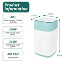 8lbs Portable Fully Automatic Washing Machine with Drain Pump by LJGDeals