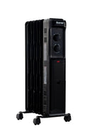 1500W Oil Filled Portable Radiator Space Heater with Adjustable Thermostat by LJGDeals