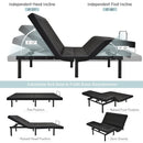 Adjustable Electric Bed Frame with Massage Remote Control by LJGDeals