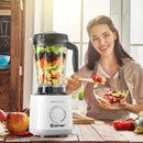 1500W Countertop Smoothies Blender with 10 Speed and 6 Pre-Setting Programs by DirectDeals