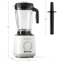 1500W Countertop Smoothies Blender with 10 Speed and 6 Pre-Setting Programs by DirectDeals