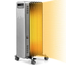 1500W Portable Oil-Filled Radiator Heater for Home and Office-Black by LJGDeals