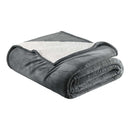 Velvet Plush Sherpa Bed Blanket - Sherpa Fleece Collection by Great Bay Home