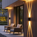 LED Waterproof Outdoor 3 Beams Wall Light by EP Designlab LLC
